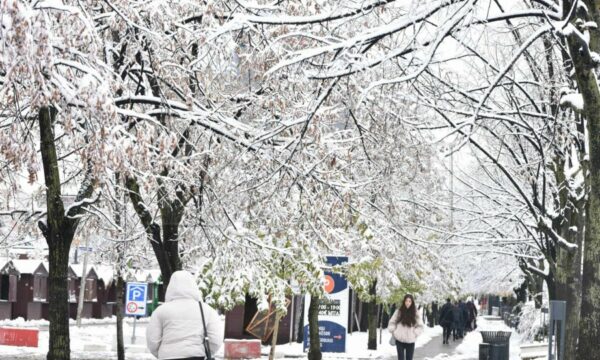 Masa të ftohta ajrore me origjinë polare  reshje bore gati në gjithë Kosovën
