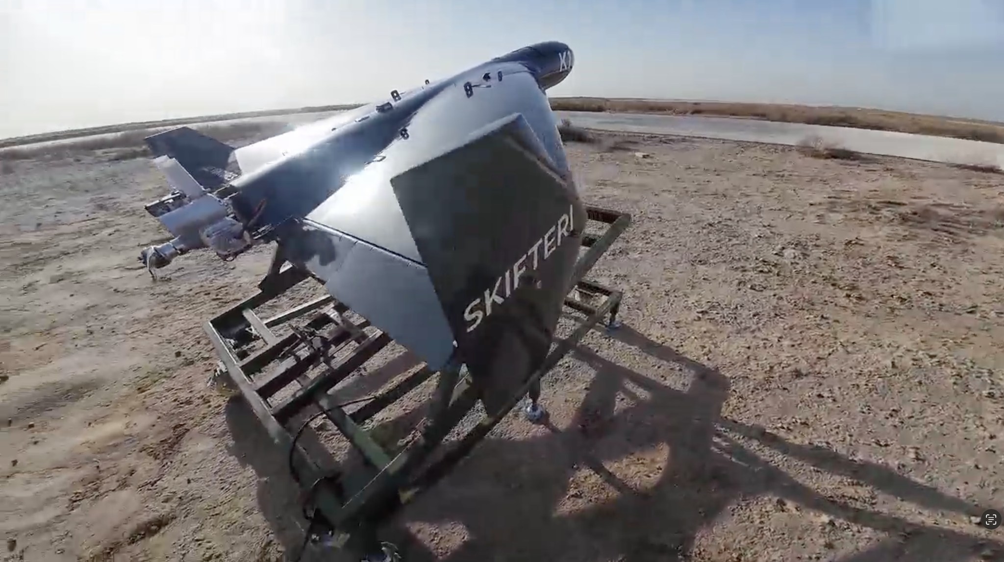 Testohet droni kosovar  Skifteri   pamje nga goditja me rreze veprimi deri në një mijë kilometra