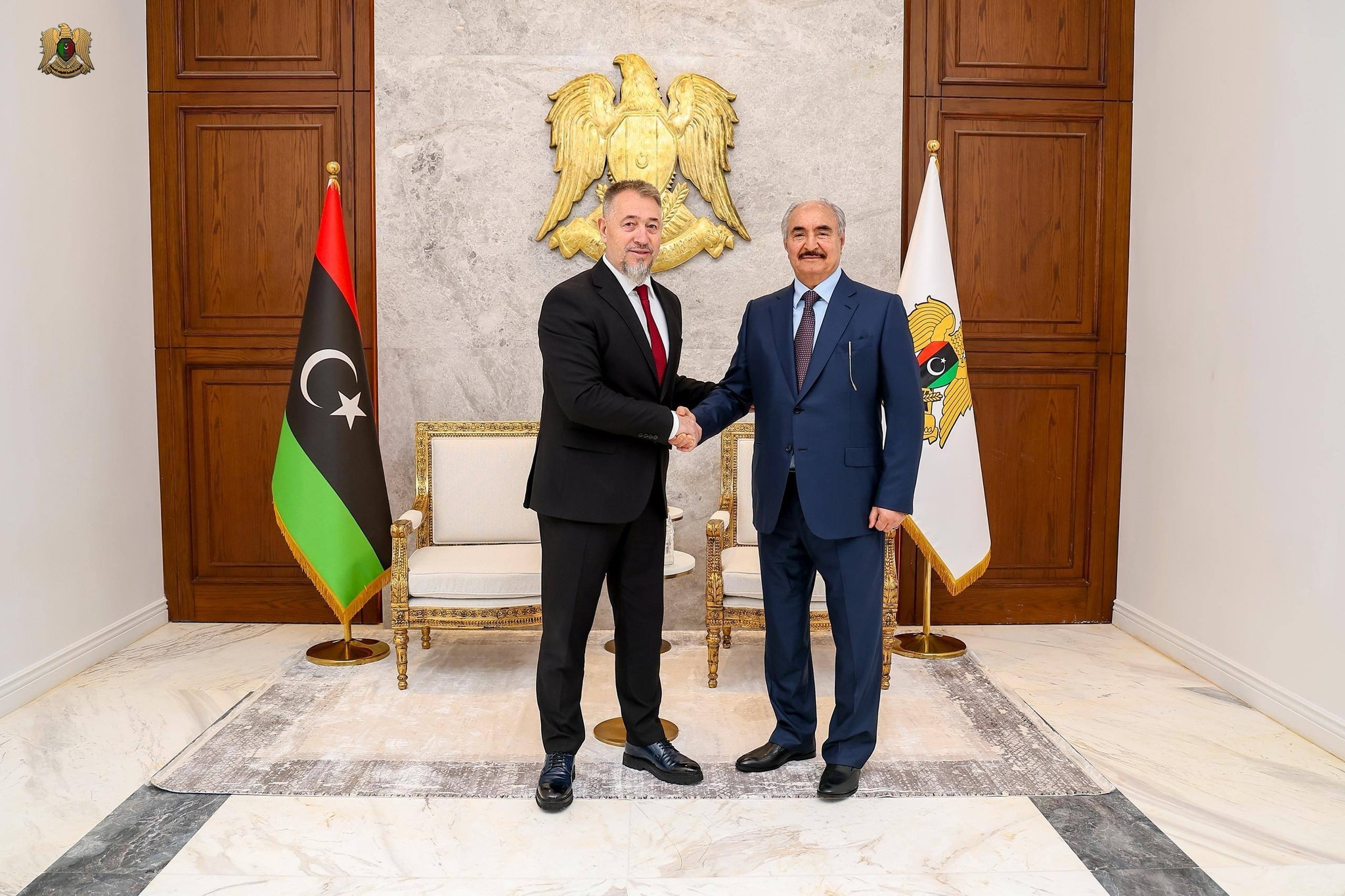 Lajmërohet Lushtaku pas videos me  private jet   Zhvillova vizitë zyrtare në Libi  me ftesë të gjeneralit Feldmarshall Khalifa Belkasem Haftar